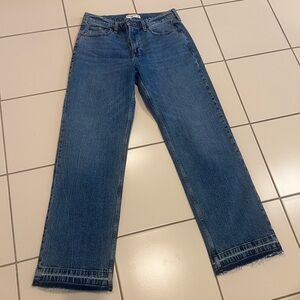Abercrombie & Fitch The Baggy Low Rise Denim Jean